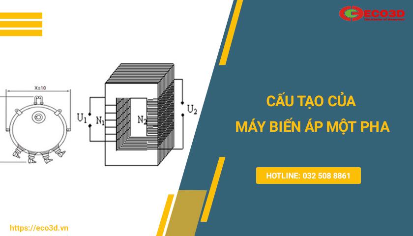 Chức năng của máy biến áp một pha là gì? Cấu tạo và nguyên lý làm việc máy biến áp một pha