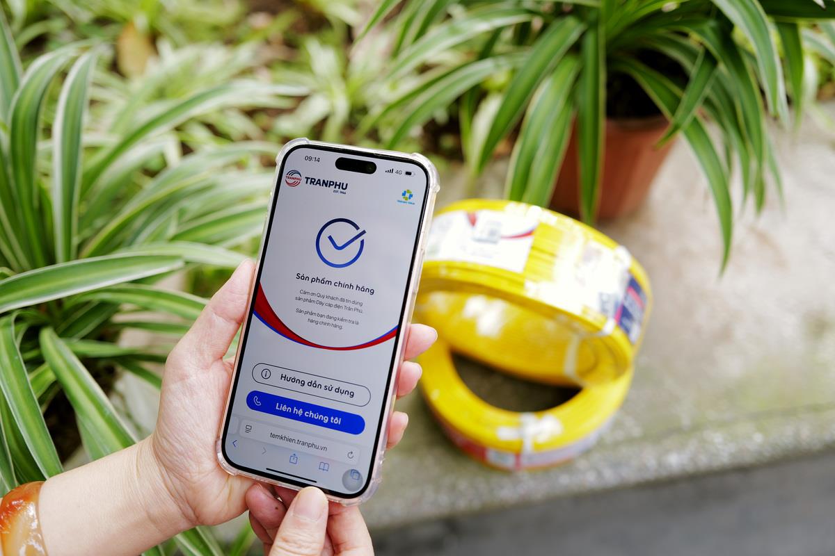 Cơ điện Trần Phú – TRAFUCO thay đổi bộ tem sản phẩm và tem khiên xác thực chính hãng mới