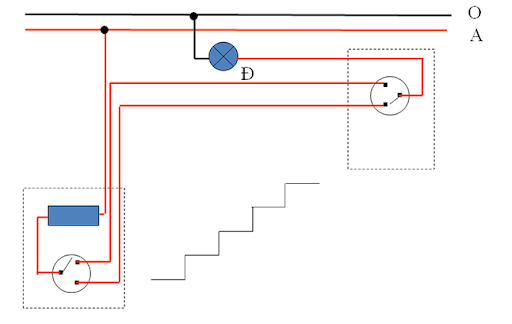 Những loại sơ đồ mạch điện cầu thang phổ biến và cách lắp đặt đơn giản