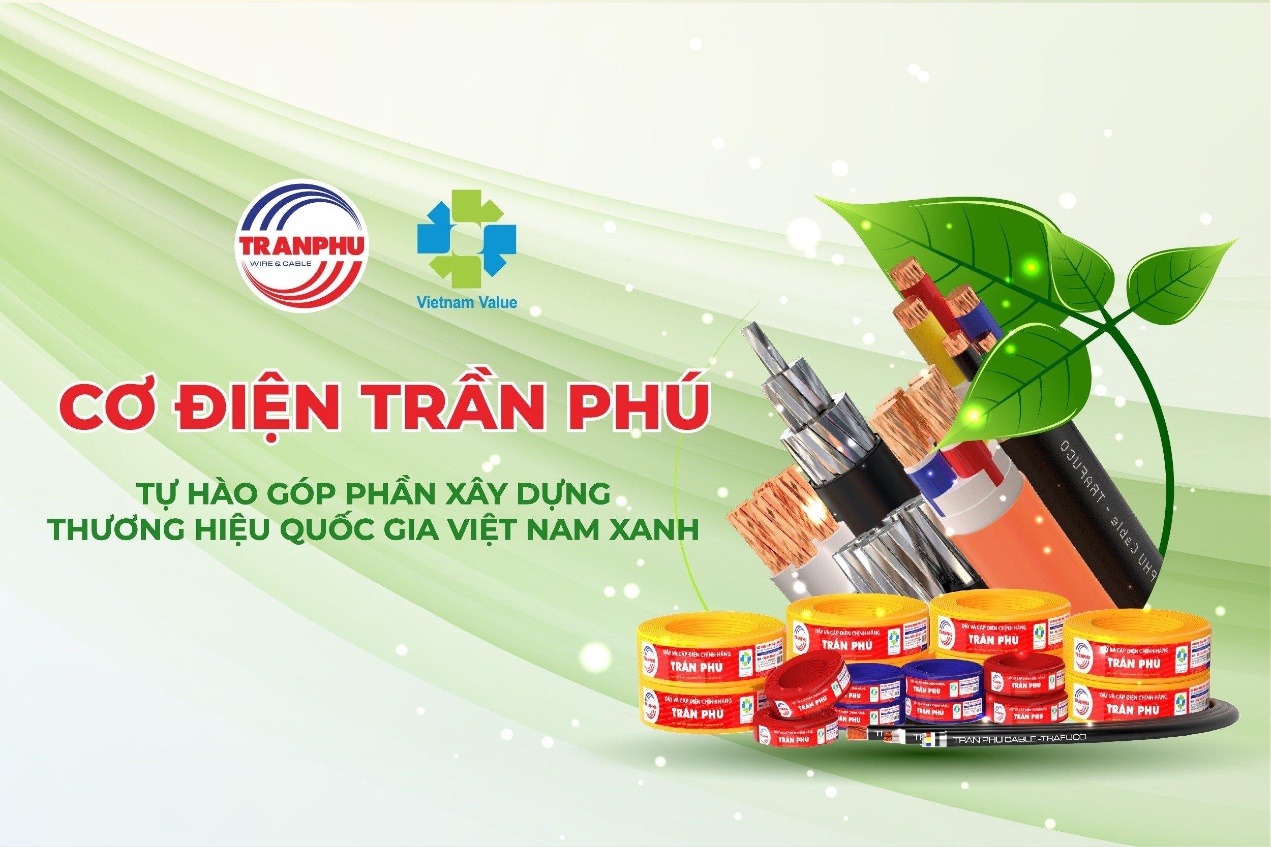 Cơ điện Trần Phú tự hào góp phần xây dựng thương hiệu quốc gia Việt Nam xanh